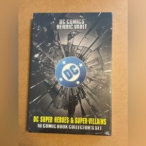 DC Comic Heroic Vault Super Heroes & Super-Villains 10 Comic Book Collector Set